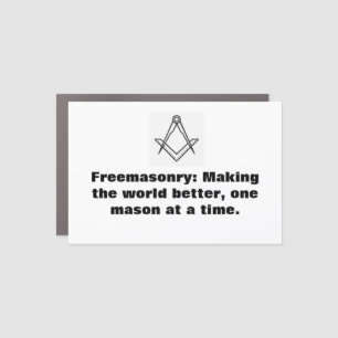 Making the world better... Car Magnet