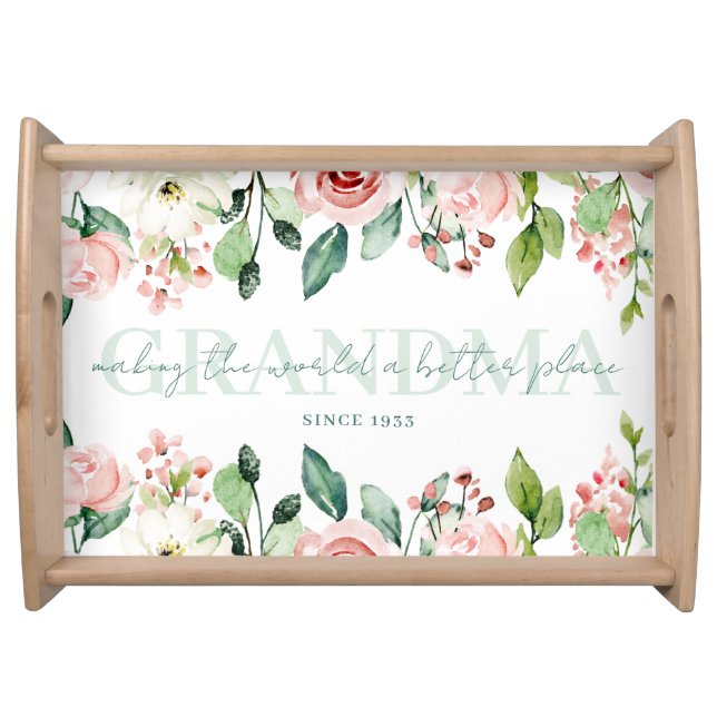 Making The World Better Since Serving tray (Front)