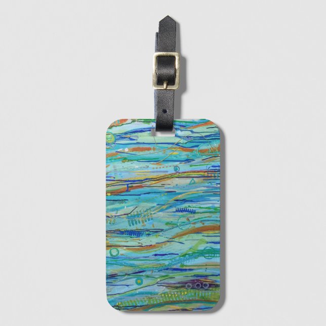 Making Waves Luggage Tag (Front Vertical)