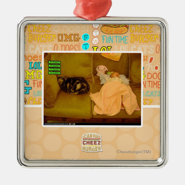 Makitstop Metal Ornament (Front)