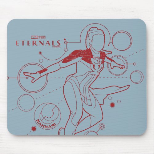 Makkari Astrometry Outline Mouse Pad