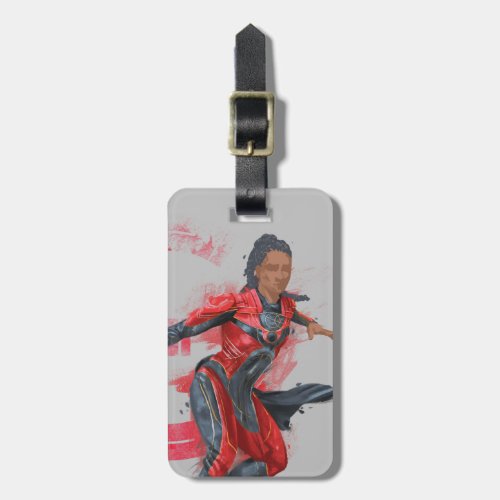 Makkari Brushed Illustration Luggage Tag