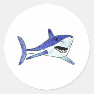 Mako Shark Classic Round Sticker