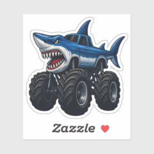 Mako Shark Monster Truck Sticker