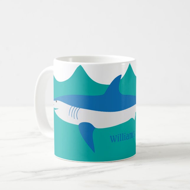  Mako Shark Mug (Front Left)