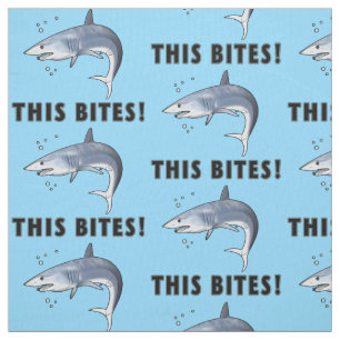 Mako Shark: This Bites! Fabric