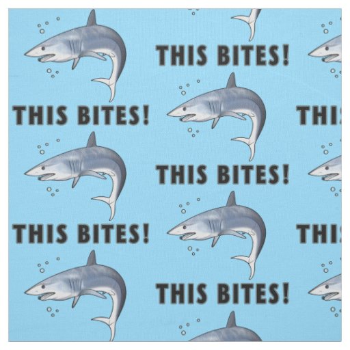 Mako Shark: This Bites! Fabric