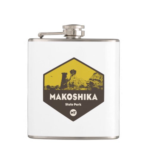 Makoshika State Park Montana Flask