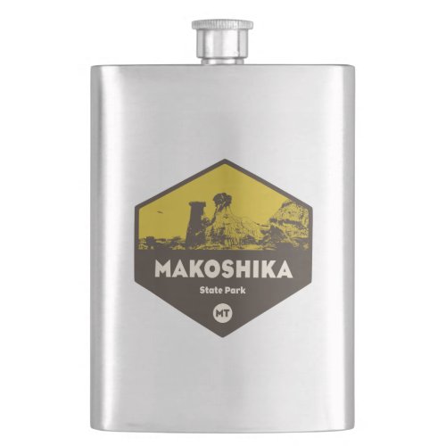 Makoshika State Park Montana Flask