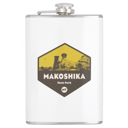 Makoshika State Park Montana Flask