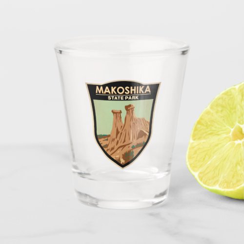 Makoshika State Park Montana Vintage  Shot Glass