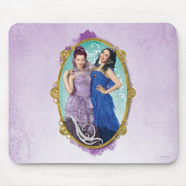 Mal and Evie Mouse Pad (Front)