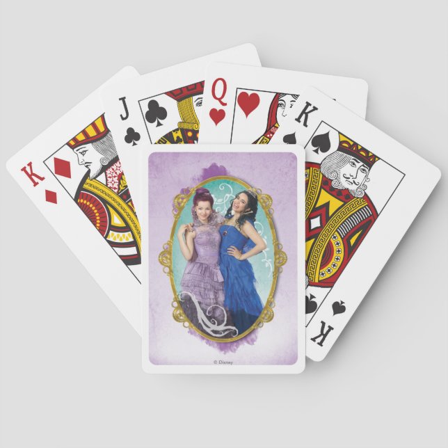 Mal and Evie Playing Cards (Back)