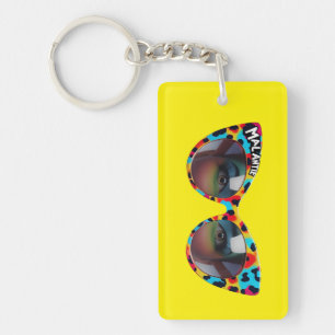 MAL ANTIE Crazy Aunt Afrikaanse Humor cosmetic bag Keychain