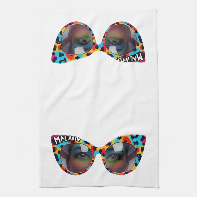 MAL ANTIE / Crazy Aunt Afrikaanse Humor Kitchen Towel (Vertical)