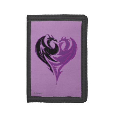 Mal Dragon Heart Trifold Wallet