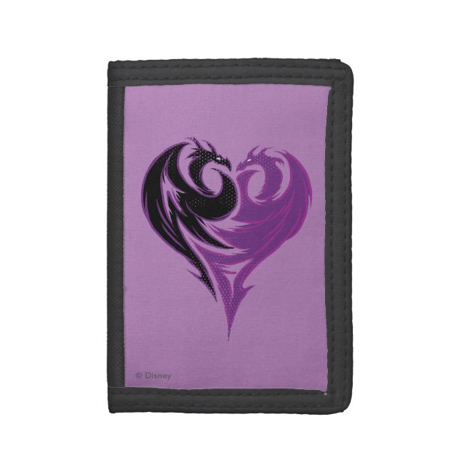 Mal Dragon Heart Trifold Wallet (Front Vertical)