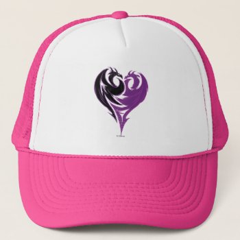 Mal Dragon Heart Trucker Hat by descendants at Zazzle