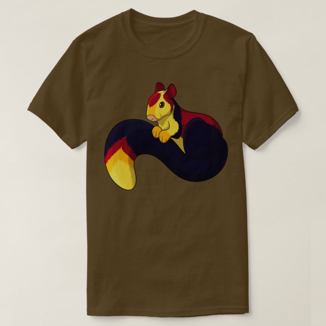 Malabar Squirrel T-Shirt (Design Front)