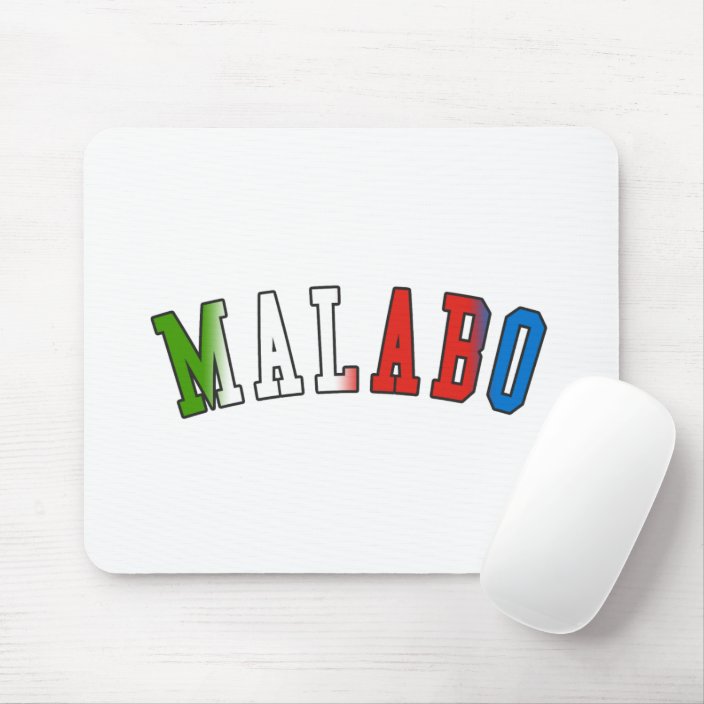 Malabo in Equatorial Guinea National Flag Colors Mouse Pad