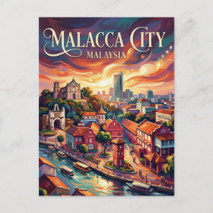 Malacca City Malaysia Postcard