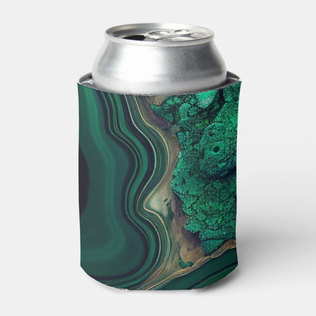 Malachite Can Cooler (Can Front)
