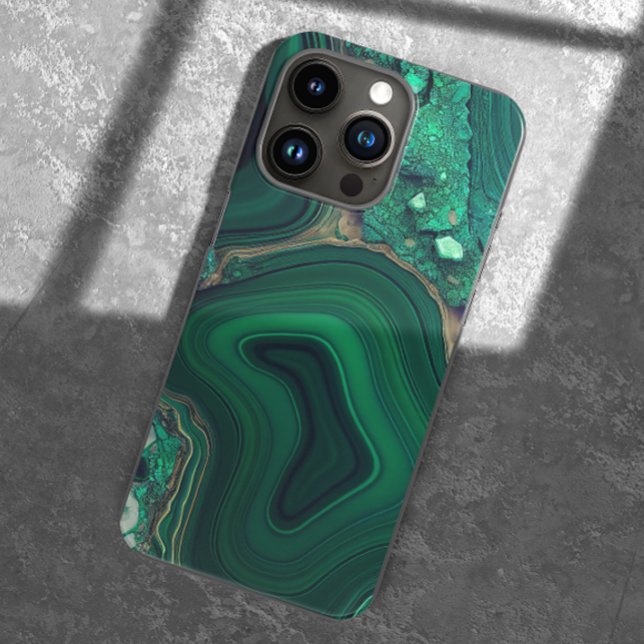 Malachite Cu6CO3(OH)2 Case-Mate iPhone Case (Creator Uploaded)