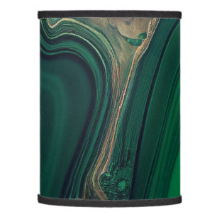 Malachite Cu6CO3(OH)2 Lamp Shade