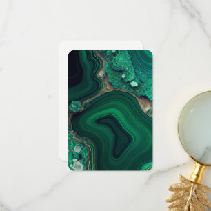 Malachite Cu6CO3(OH)2 Thank You Card