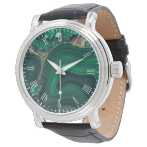 Malachite Cu6CO3(OH)2 Watch