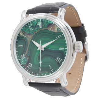 Malachite Cu6CO3(OH)2 Watch