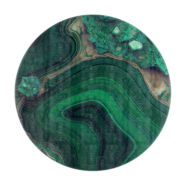 Malachite Cutting Board (Front)