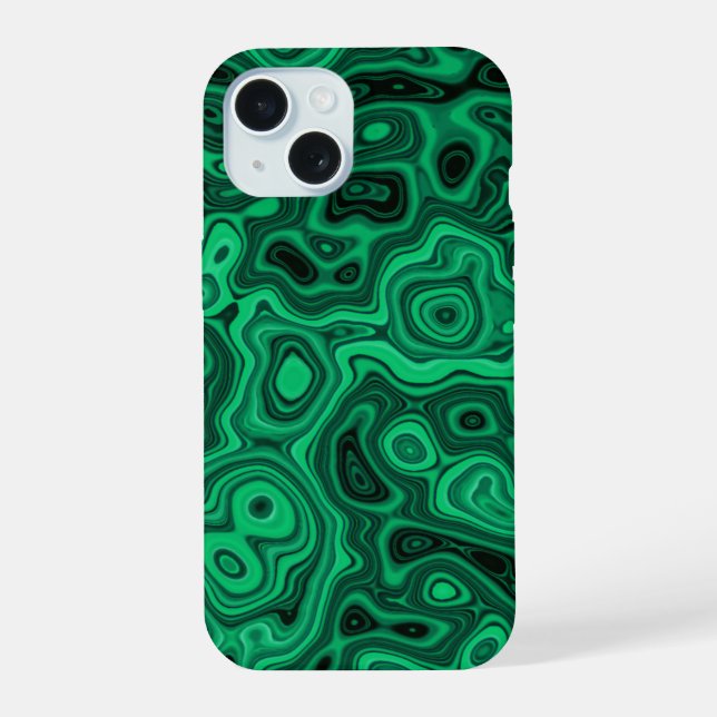 Malachite Green Iphone Case (Back)