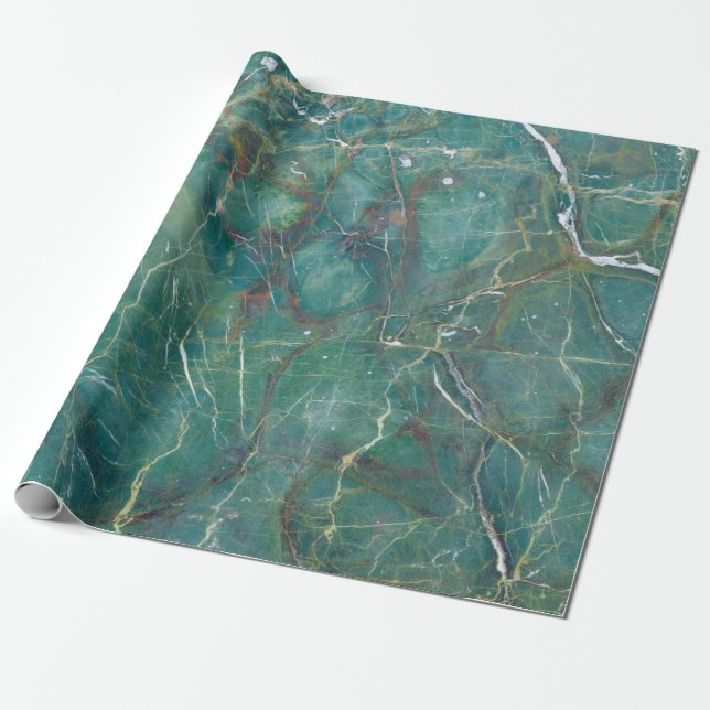 Malachite green marble texture, detail structure o wrapping paper (Unrolled)