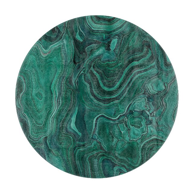 Malachite Green Stone Cutting Board (Front)