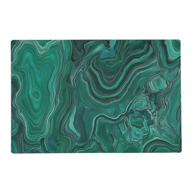 Malachite Green Stone Placemat (Front)