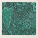 Malachite Green Stone Scarf<br><div class="desc">Stone pattern is printed on not real stone digital art</div>