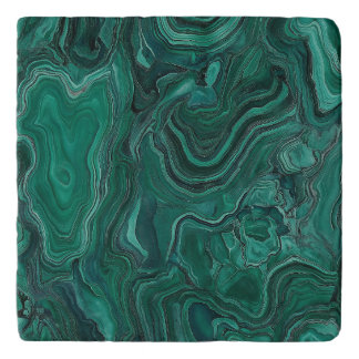 Malachite Green Stone Trivet