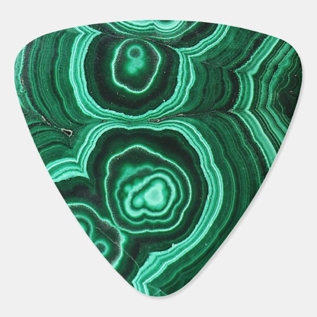 "Malachite Guitar Pick" Pick (Back)