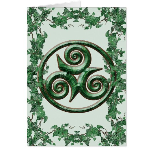 Malachite Ivy Triskel (Front)