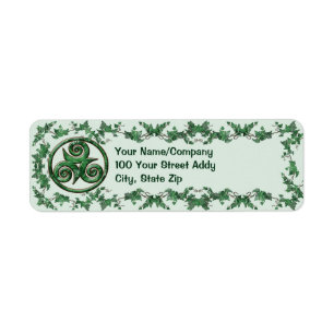 Malachite Ivy Triskel Label