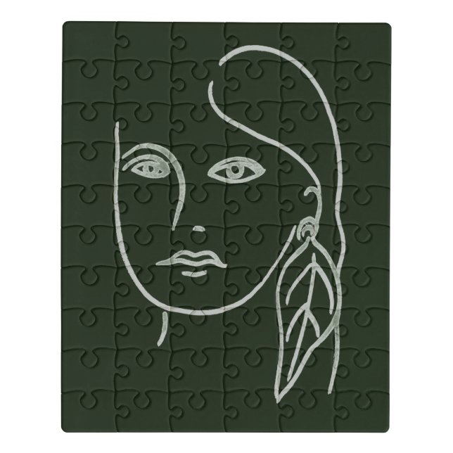Malachite Portrait Jigsaw Puzzle (Puzzle Vertical)