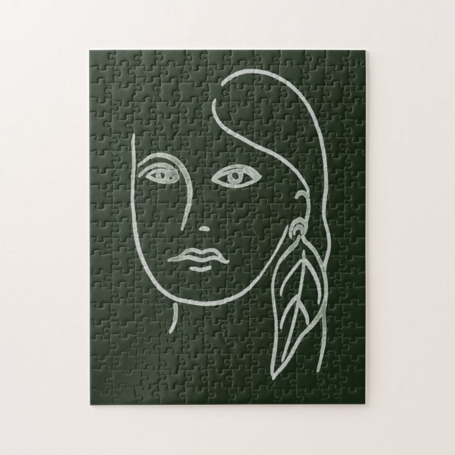 Malachite Portrait Jigsaw Puzzle (Vertical)