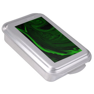 malachite stone green collections cake pan