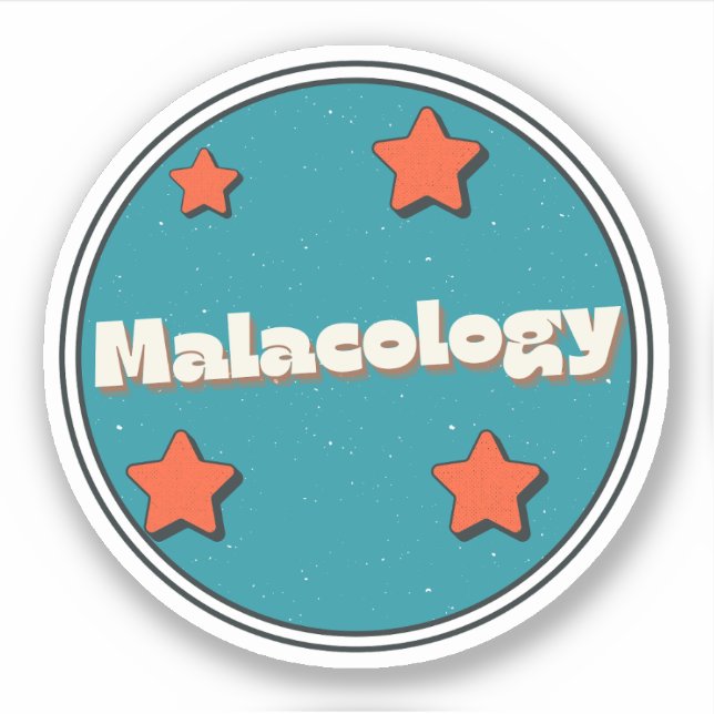 Malacology Sticker (Front)
