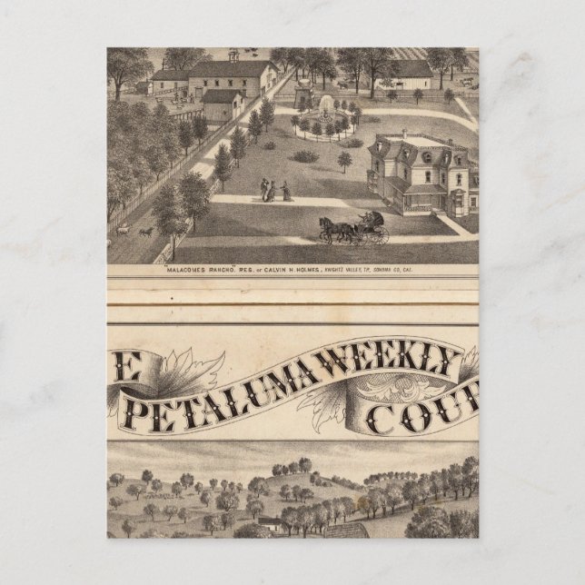 Malacomes Rancho Postcard (Front)