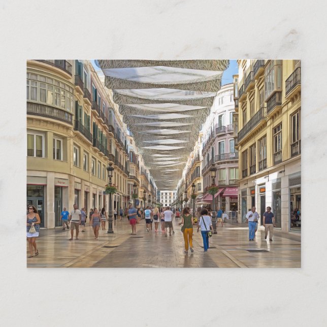 Malaga. #19.   postcard (Front)