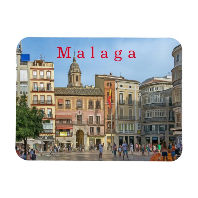 Malaga. #21.  magnet (Horizontal)