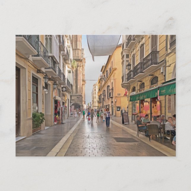 Malaga. #25.   postcard (Front)