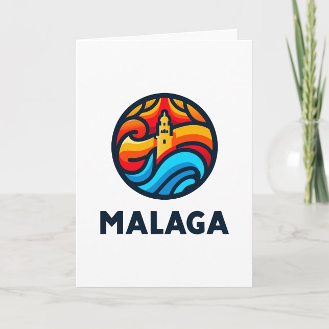 Malaga 3 thank you card (Front)